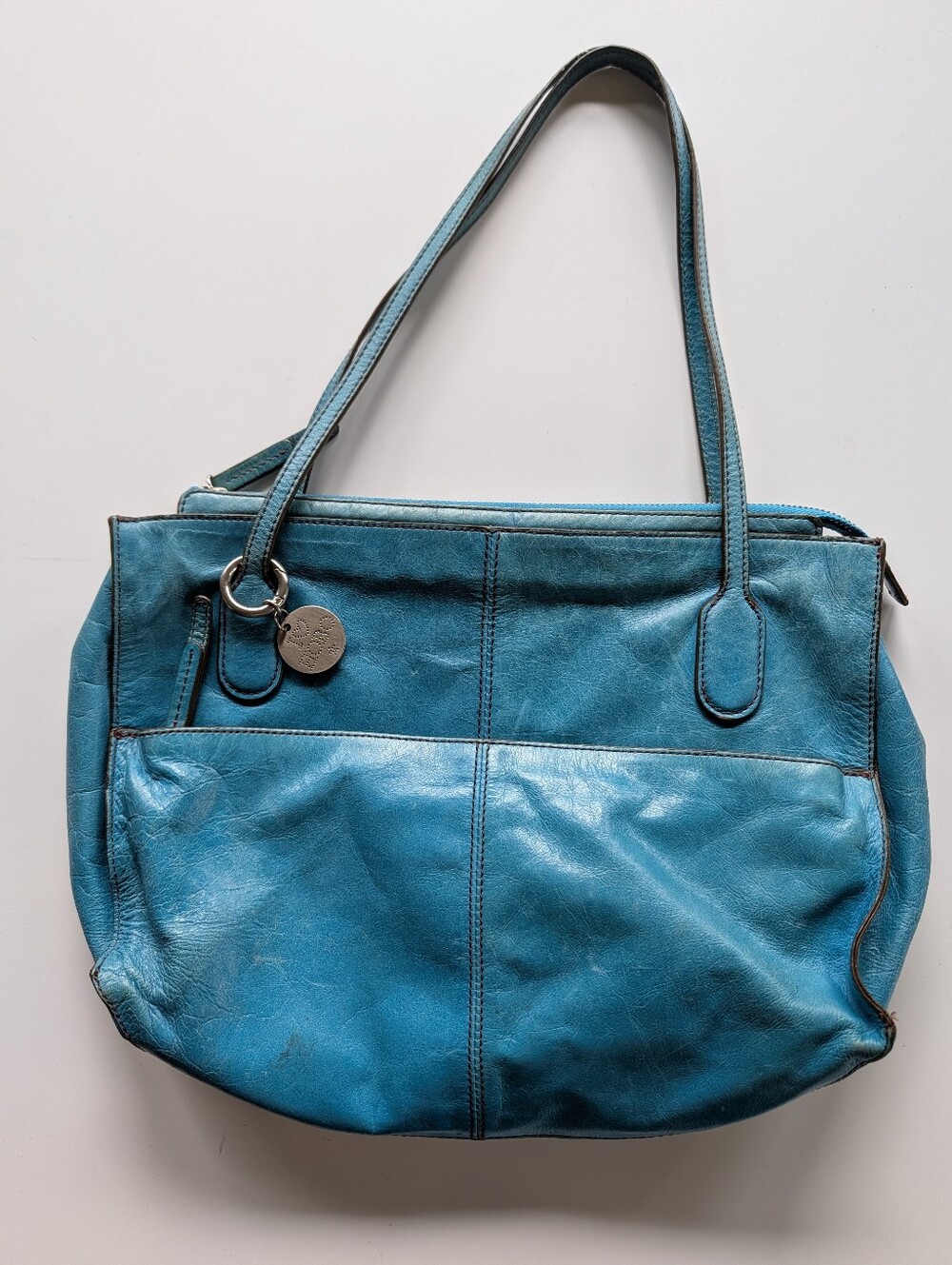 Hobo Brand Turquoise Leather Purse